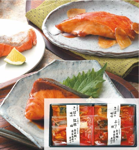 〈ダイマツ〉氷温熟成 煮魚・焼魚ギフトセット6切 NYG-30N