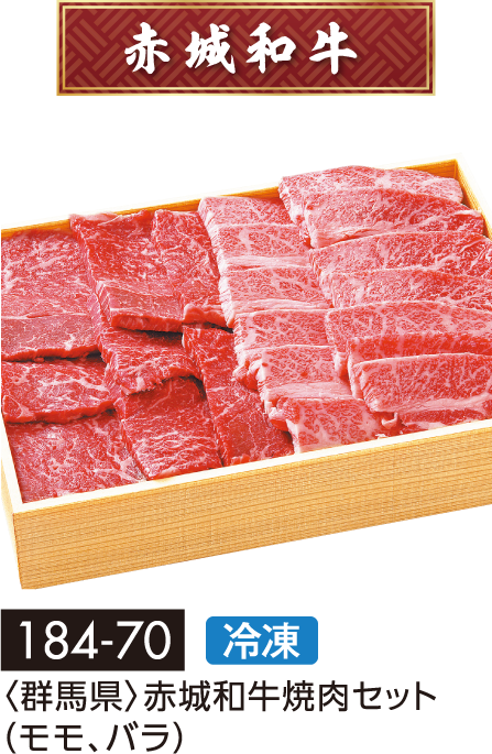 〈群馬県〉赤城和牛焼肉セット(モモ、バラ)