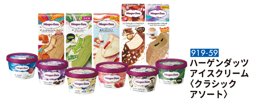 919-59 ハーゲンダッツ アイスクリーム〈クラシックアソート〉