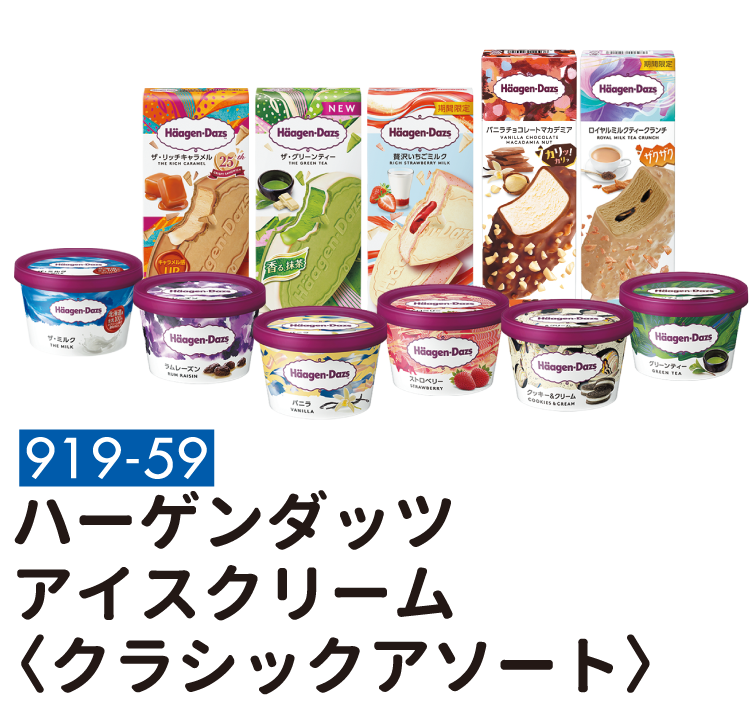 919-59 ハーゲンダッツ アイスクリーム〈クラシックアソート〉