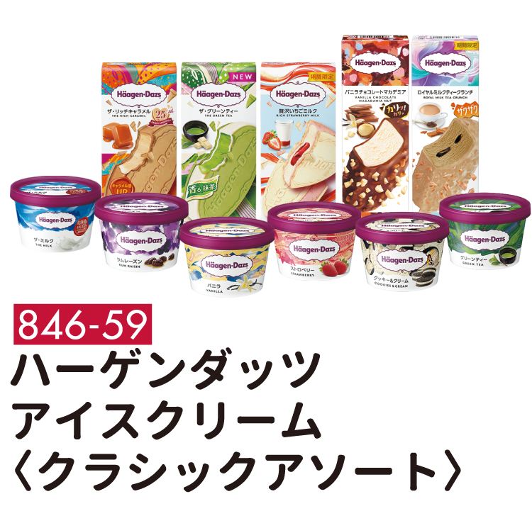 846-59 ハーゲンダッツ アイスクリーム〈クラシックアソート〉