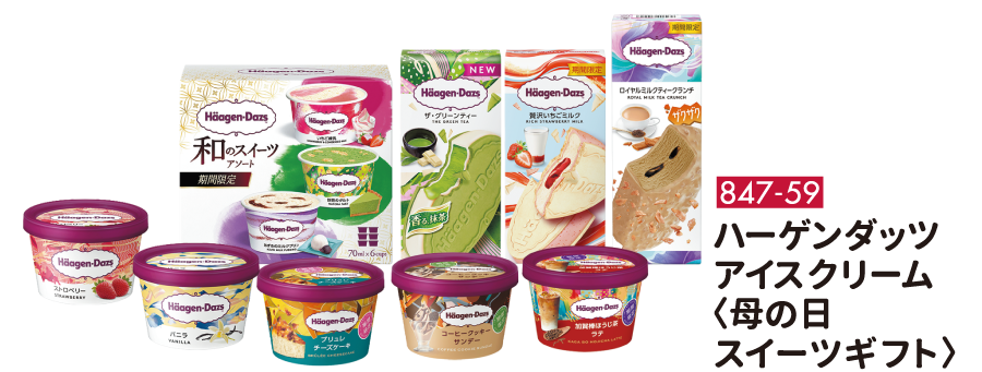 847-59 ハーゲンダッツ アイスクリーム〈母の日 スイーツギフト〉
